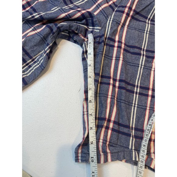 American Hawk Mens Plaid Bermuda Shorts 100% Cotton Drawstring Waist Gray 10/12 - Picture 6 of 9